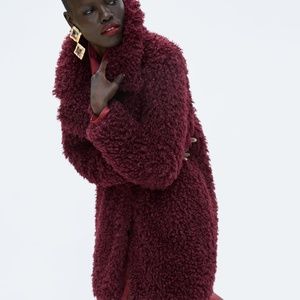 Zara Faux Fur Coat